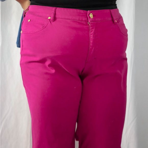 🔻SALE Escada Hot Pink Women’s Jeans | Straight Leg Pants - XL - Picture 3 of 6